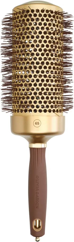 Olivia Garden Expert Blowout Speed Wavy Bristles Gold & Brown