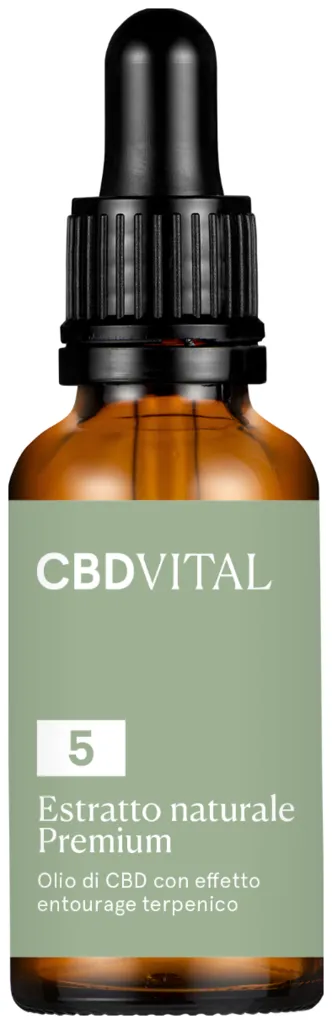 CBD VITAL Naturextrakt PREMIUM Öl 5%