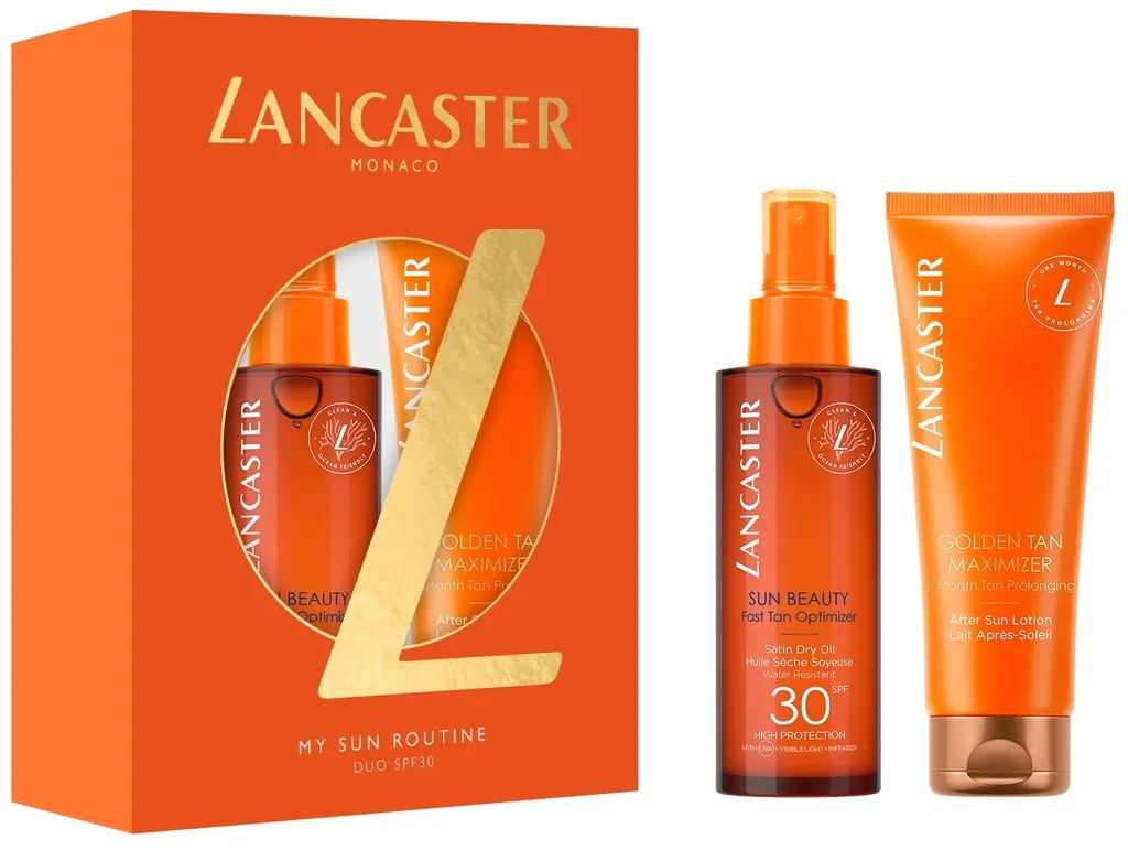 Lancaster Sun Beauty Spring Set My Sun Routine mit Satin Dry Oil