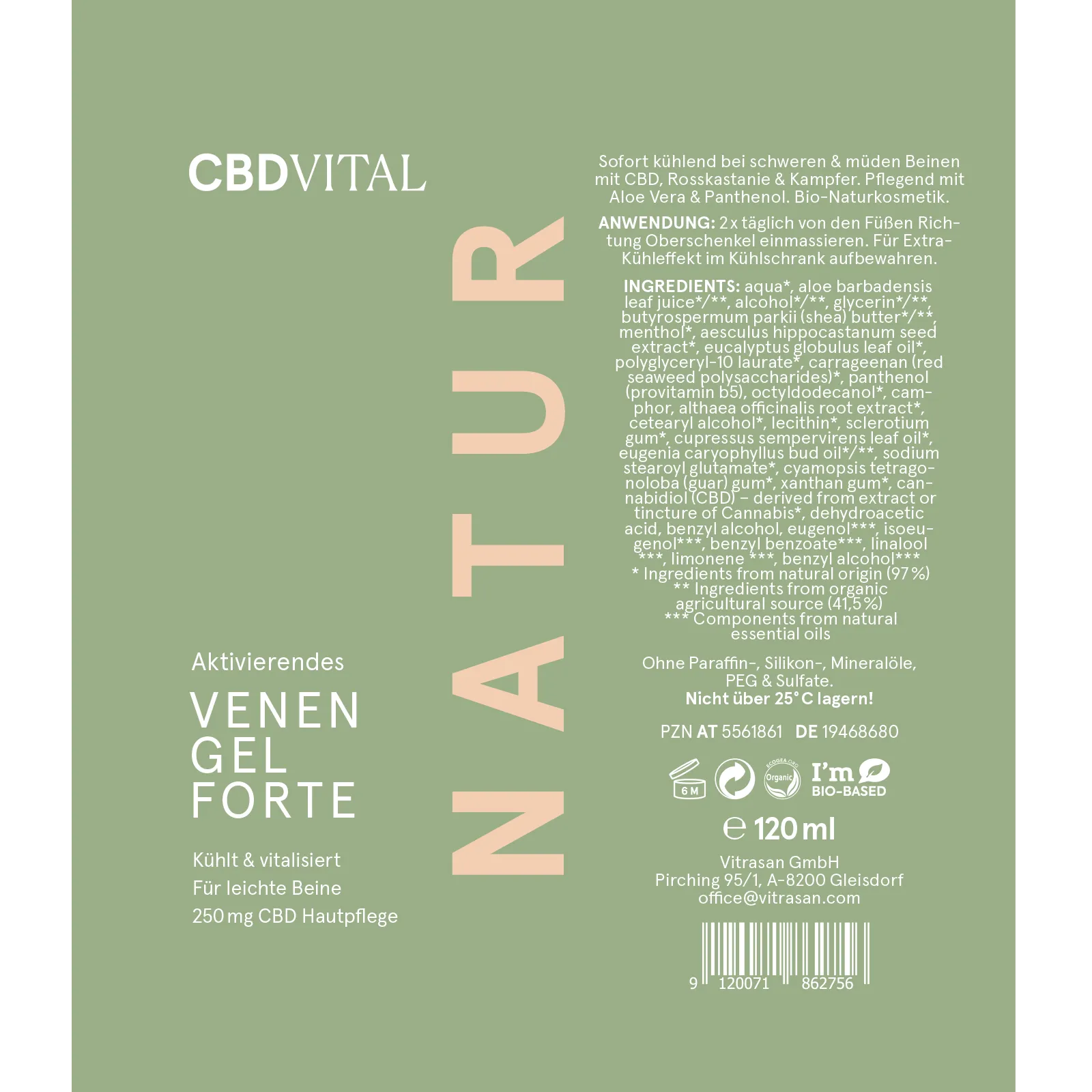 CBD VITAL Venengel FORTE