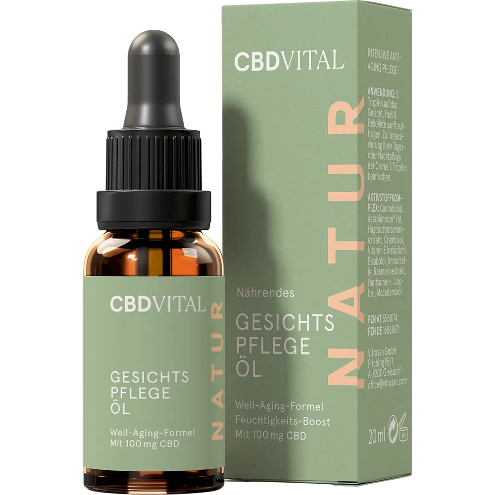 CBD VITAL Premium Gesichtspflegeöl