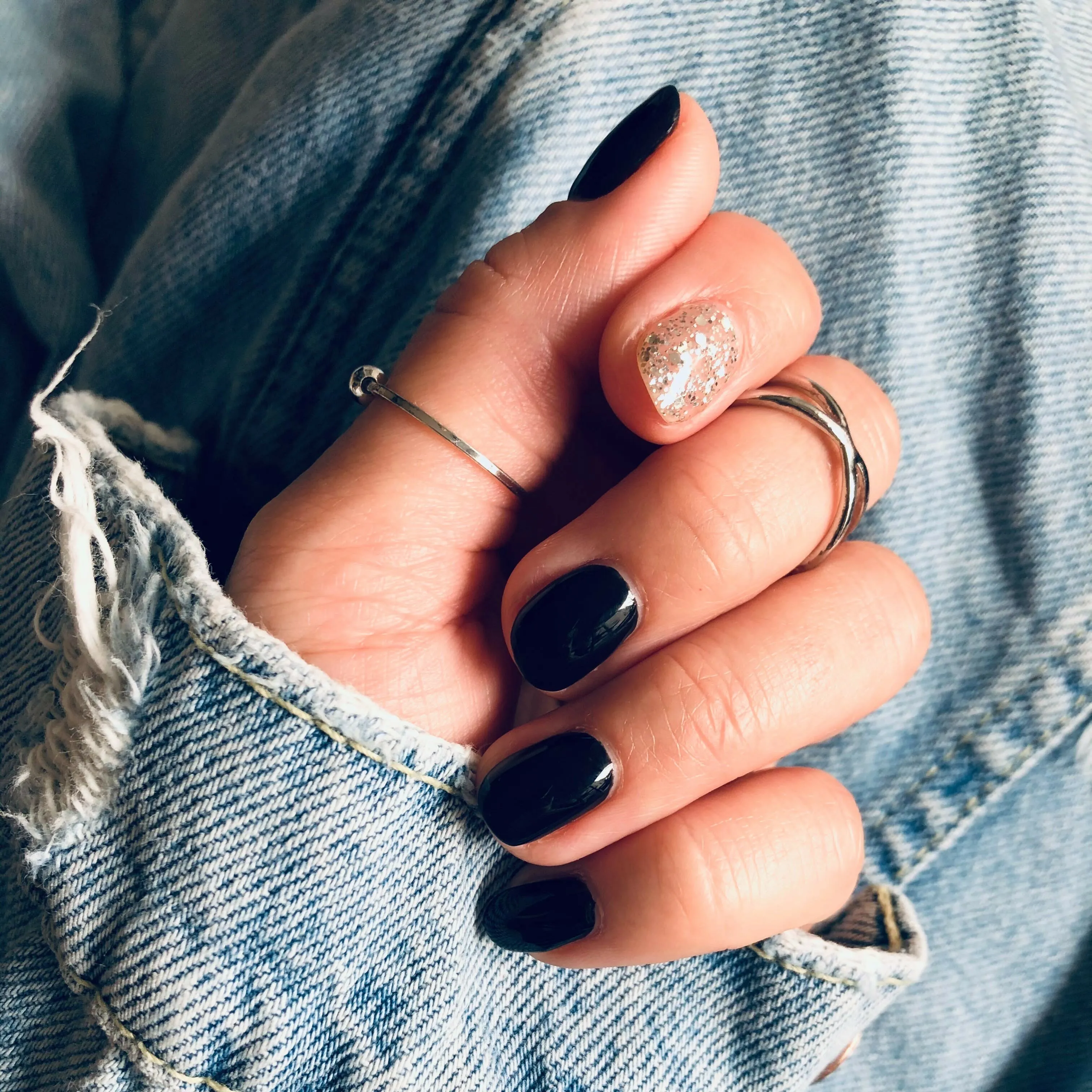 Nagellack Trend Winter Schwarz