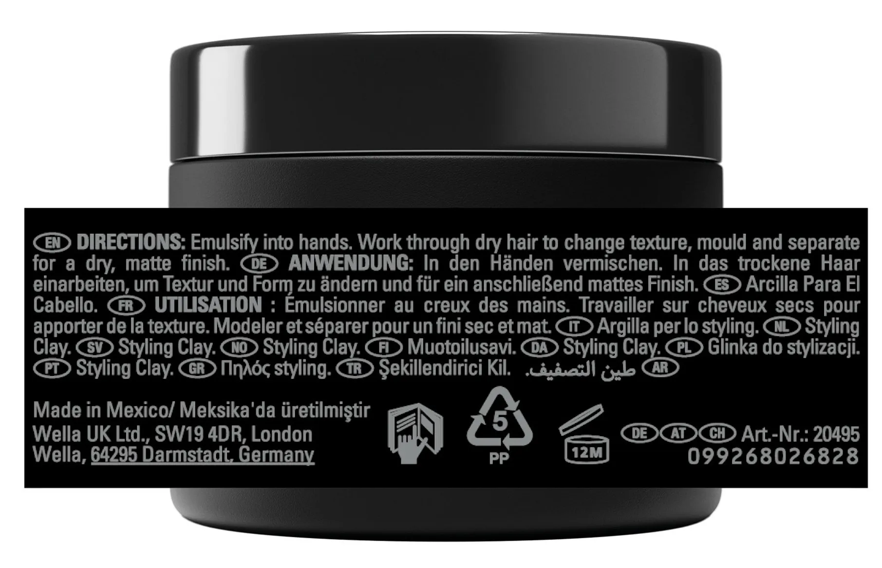 Sebastian Craft Clay Texturising & Flexible Styling Clay