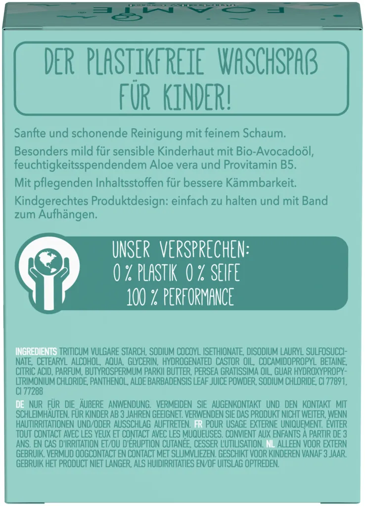 Foamie 2in1 Festes Shampoo & Duschgel Kids