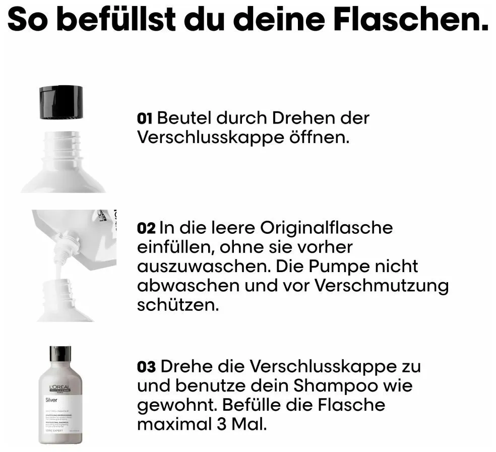 L'Oréal Série Expert Silver Refill Shampoo