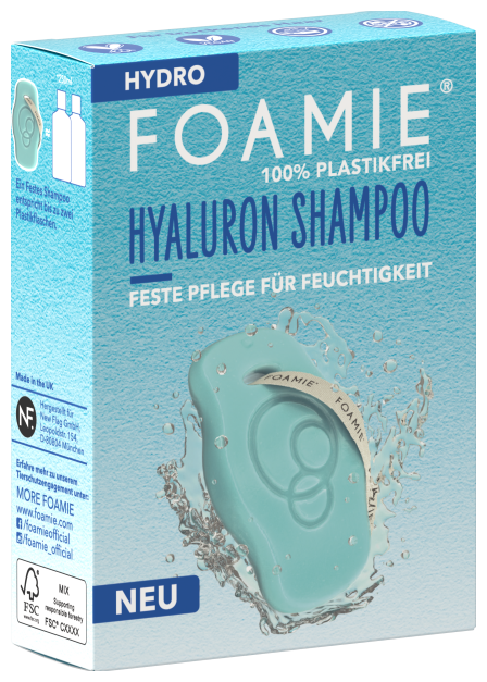 Foamie Hyaluron Shampoo Bar Feste Pflege für Feuchtigkeit