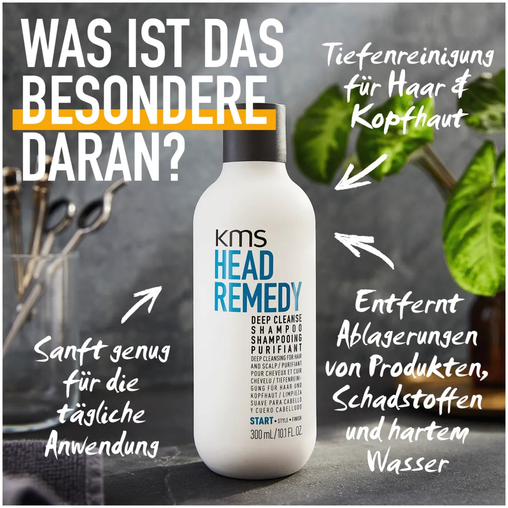 KMS Headremedy Deep Cleanse Shampoo