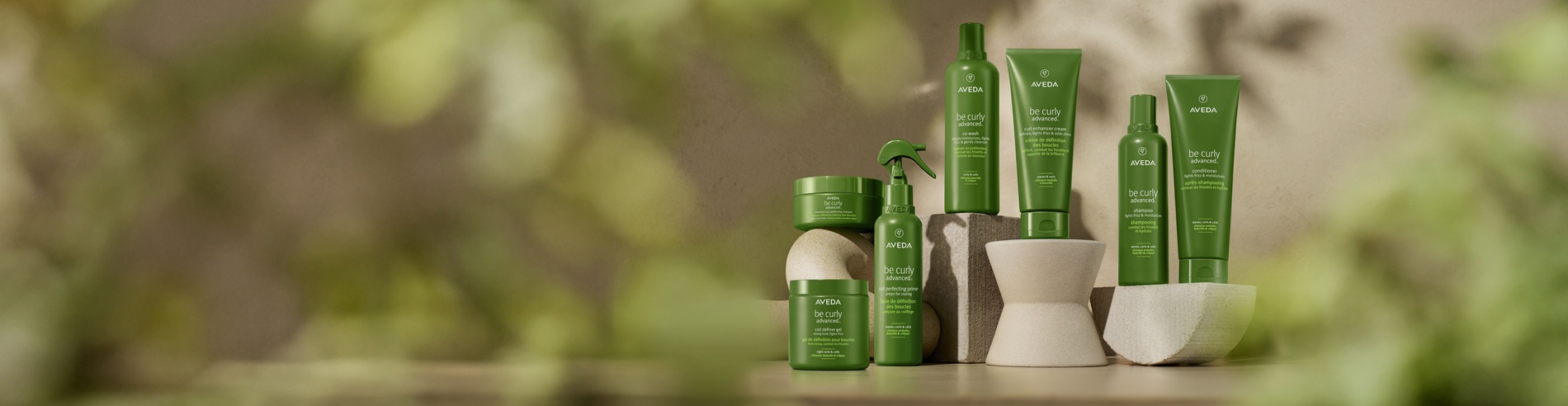Aveda Be Curly Linienbanner