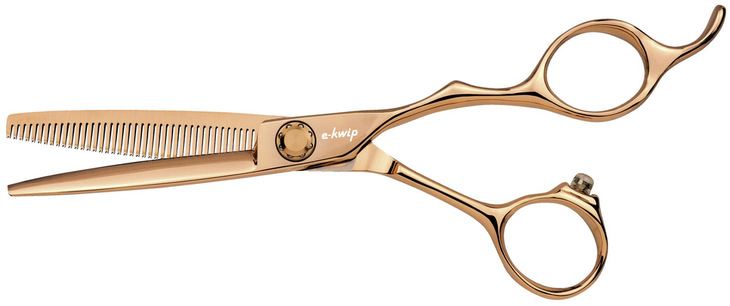 e-kwip Kuro Rosegold Linie Modellierschere