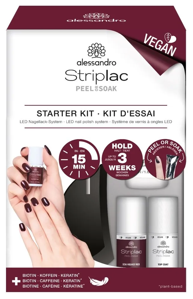 Alessandro Striplac Peel Or Soak Striplac Starter Kit