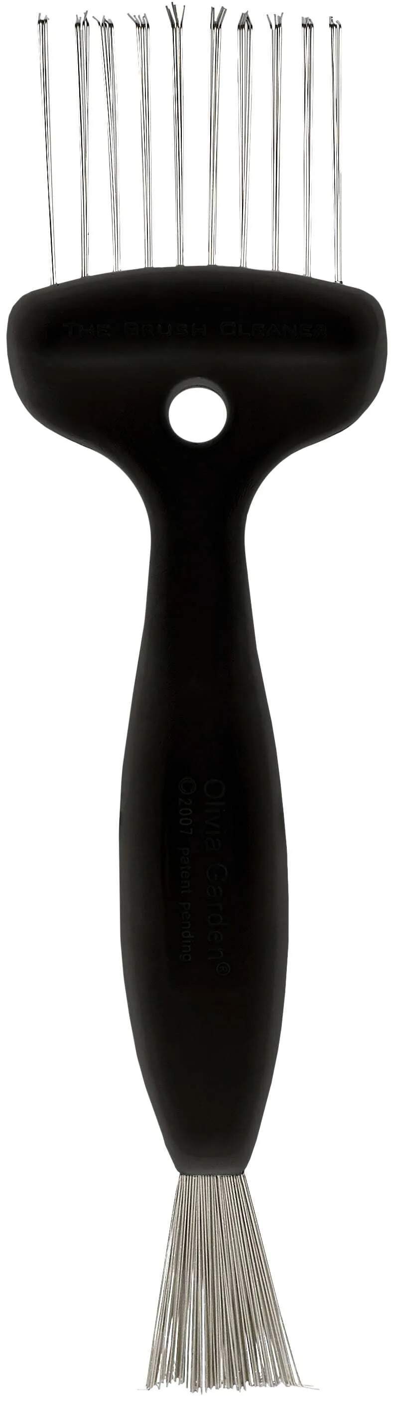 Olivia Garden Bürstenreiniger aus recyceltem Kunst stoff, schwarz