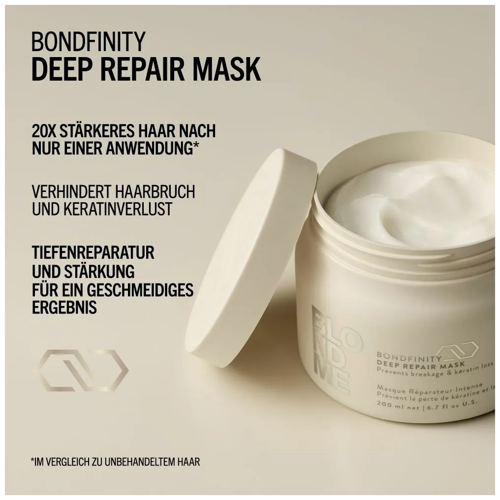 Schwarzkopf BLONDME Bondfinity Deep Repair Mask