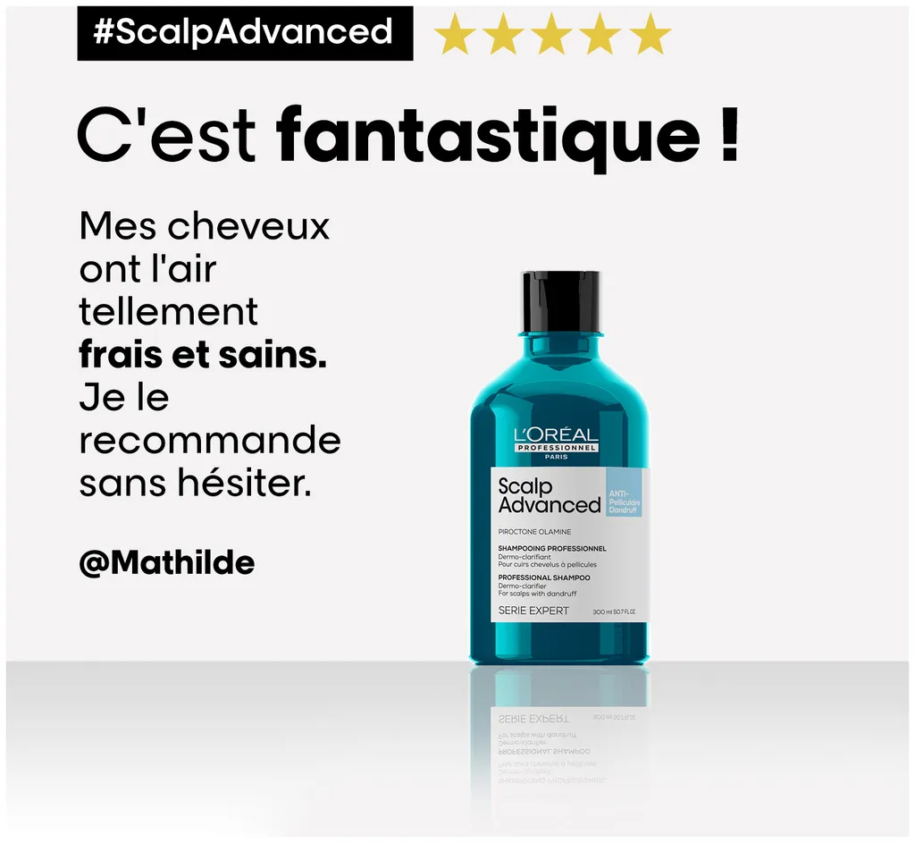 L'Oréal Scalp Advanced Anti-Dandruff Dermo-Clarifier Shampoo