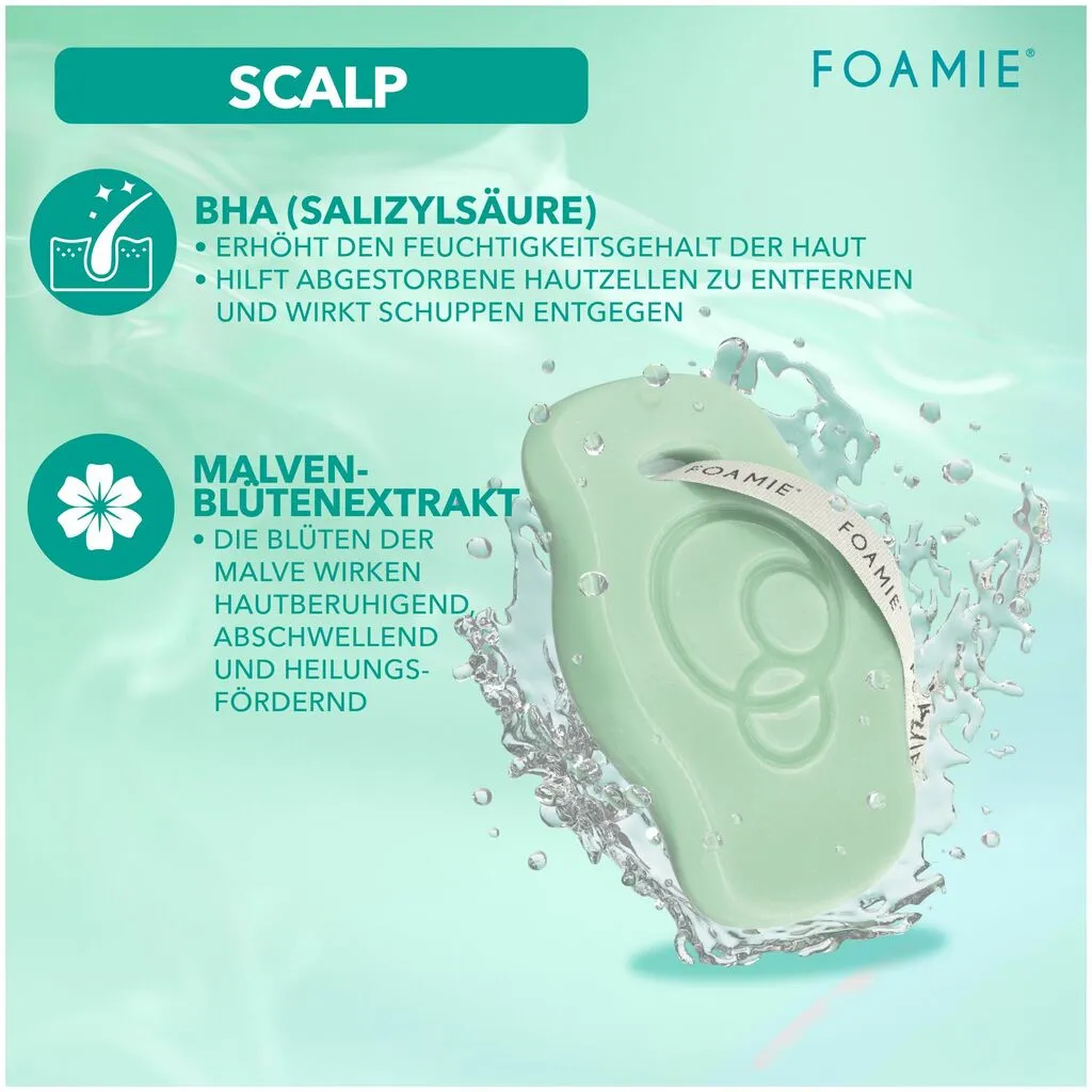 Foamie BHA Scalp Shampoo Bar Feste Kopfhautpflege