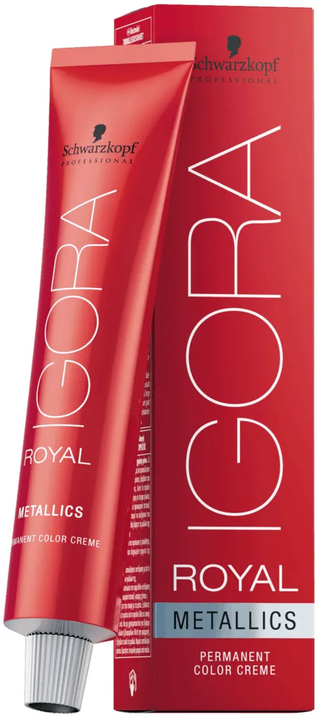 Schwarzkopf Igora Royal Metallics 6-28 dunkelblond asch rot