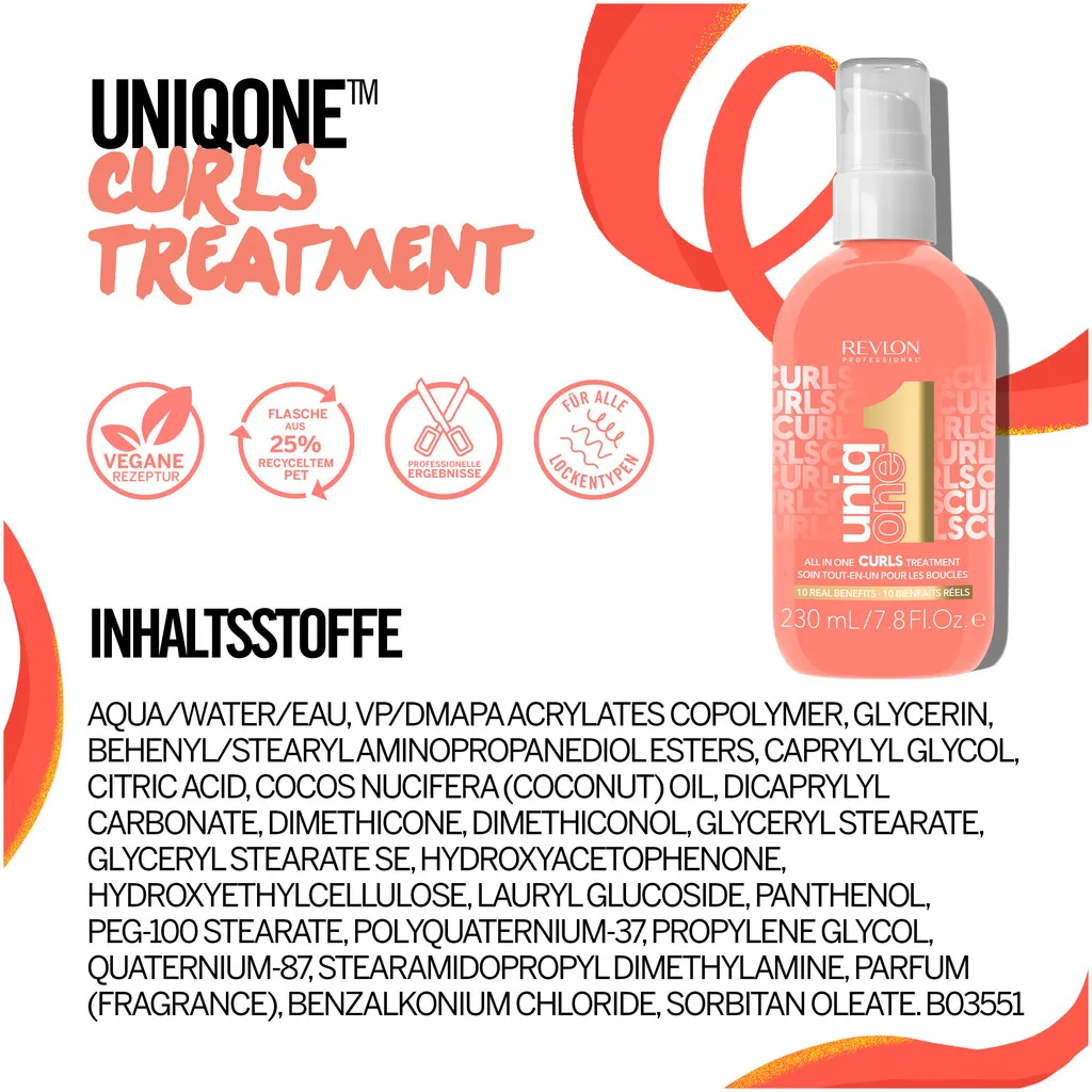 Revlon Professional Uniqone All In One Curls Hair Treatment
