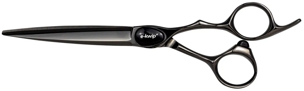 e-kwip plus Primus Black Titanium Haarschneideschere