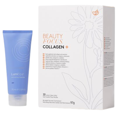 Nu Skin Beauty Focus Collagen+ und ageLOC LumiSpa Activating Face Cleanser