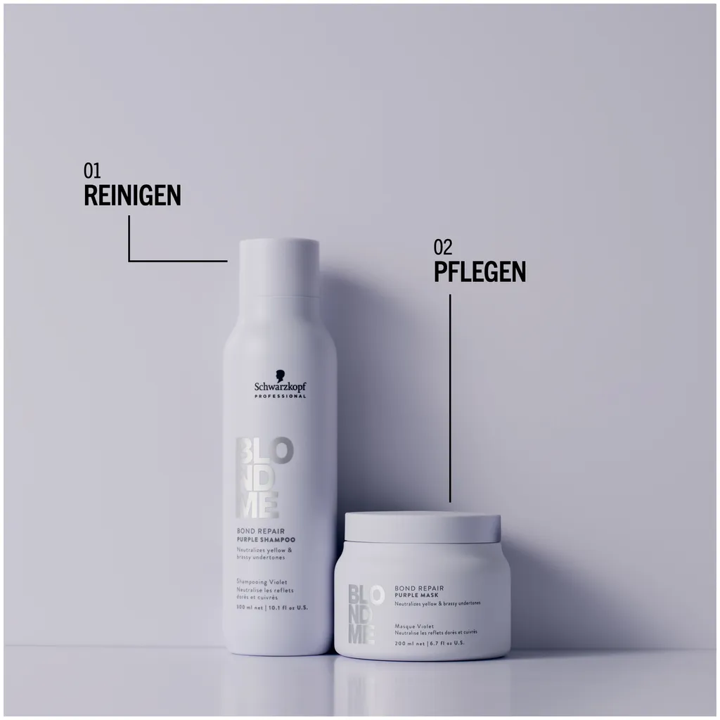 Schwarzkopf Blondme Bond Repair Purple Mask